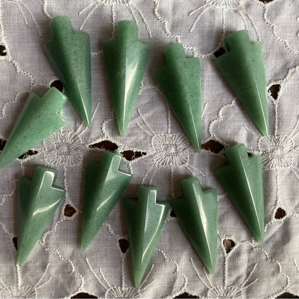 Jade & Unikite Arrowheads